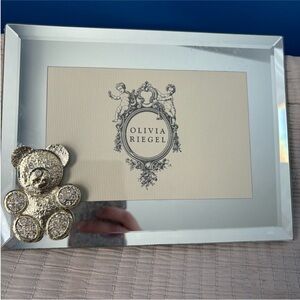Olivia Riegel Picture Frame with Teddy Bear Accent